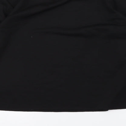 ROMWE Womens Black   Pullover Sweatshirt Size M