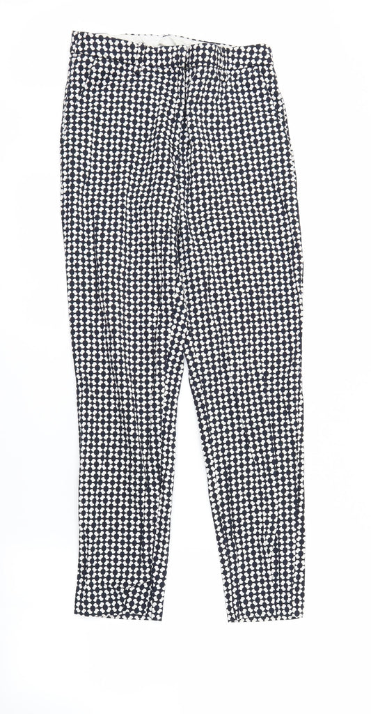 Womens UK Size 6 H&M Regular Fit  White Trousers