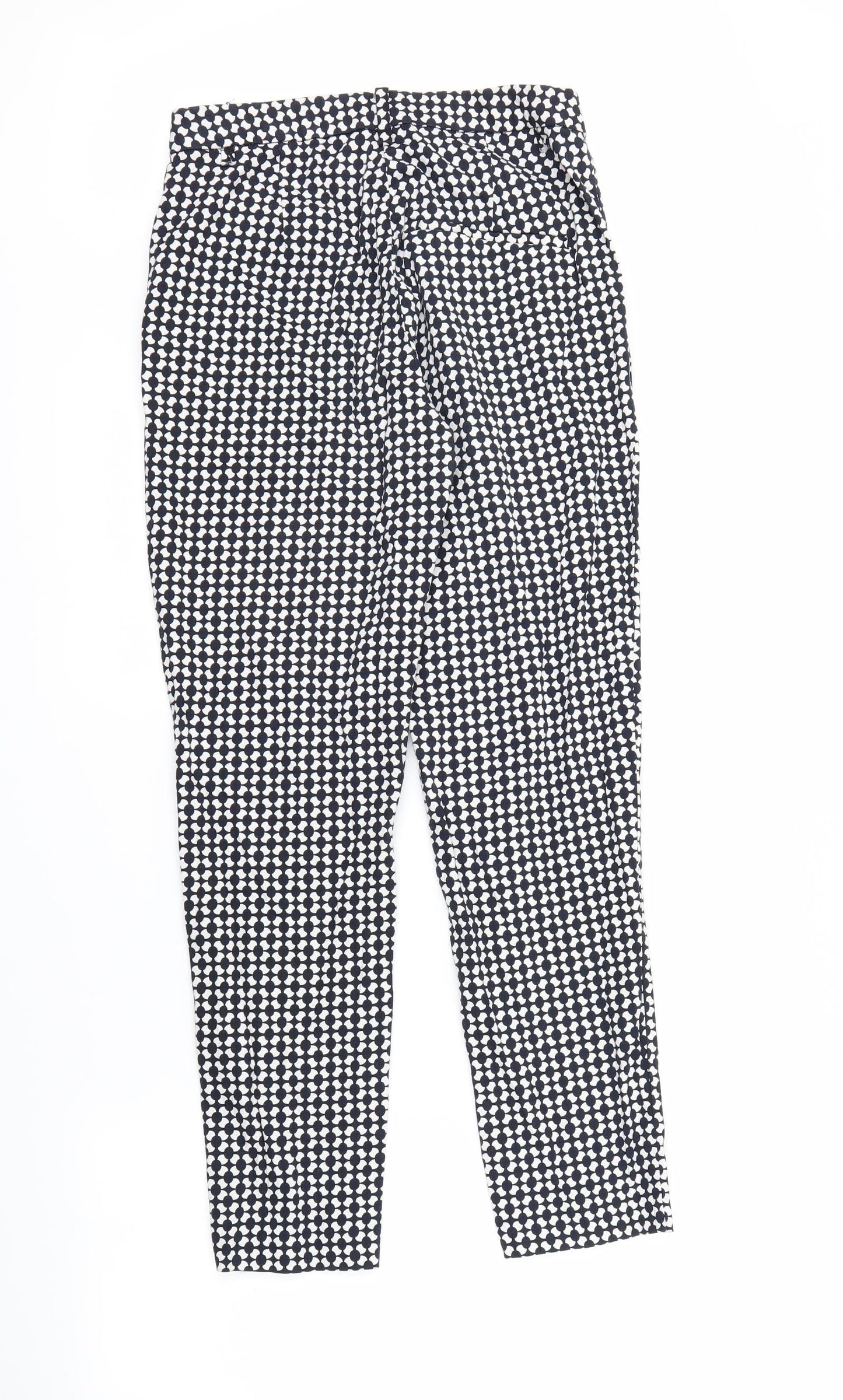 Womens UK Size 6 H&M Regular Fit  White Trousers