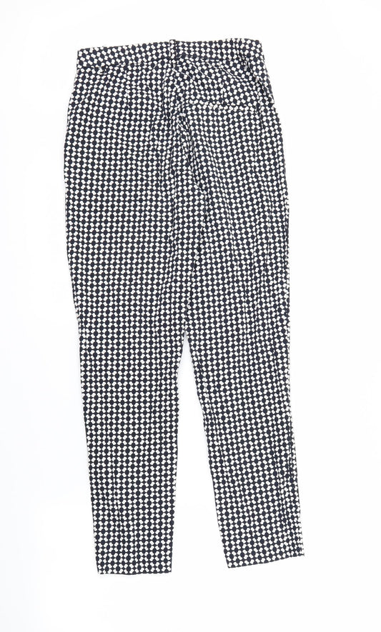 Womens UK Size 6 H&M Regular Fit  White Trousers