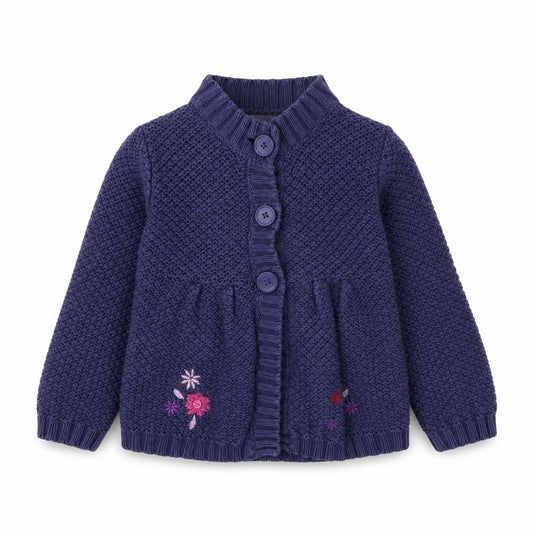 Womens UK Size 40 Preworn Purple Cardigan Jumper