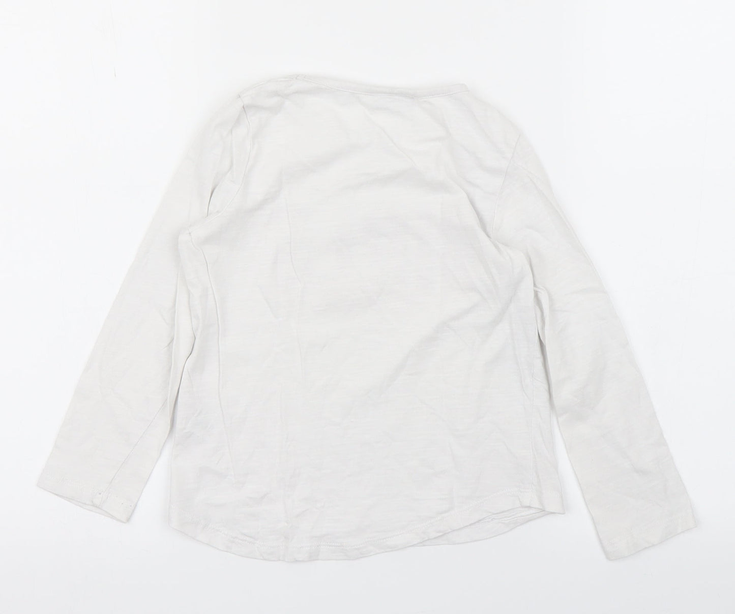 i love girlswear Girls White   Basic T-Shirt Size 7 Years  - girls we are the future