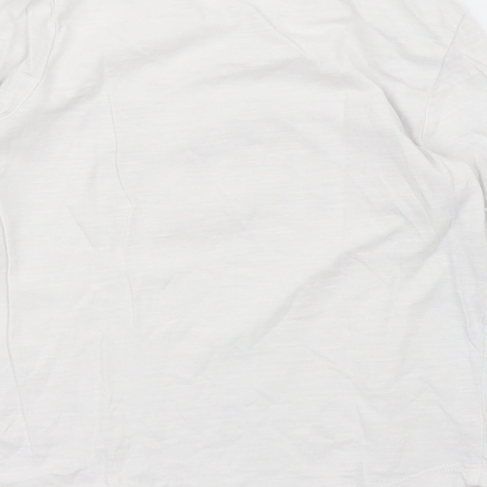 i love girlswear Girls White   Basic T-Shirt Size 7 Years  - girls we are the future