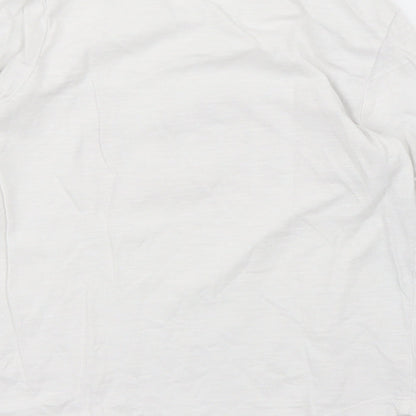 i love girlswear Girls White   Basic T-Shirt Size 7 Years  - girls we are the future