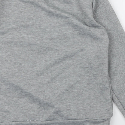 utlaws Boys Grey   Pullover Sweatshirt Size 11-12 Years  - skull