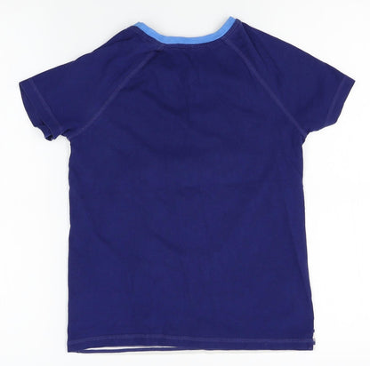 George Boys Blue    Pyjama Pants Size 9-10 Years  - football