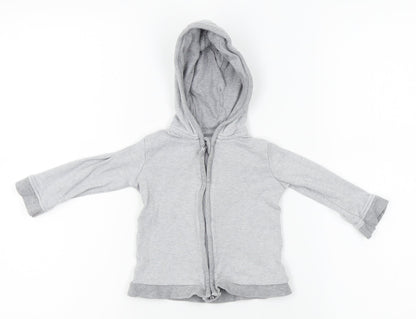 Additional front view of George Baby Grey Jacket, size 9-12, Months