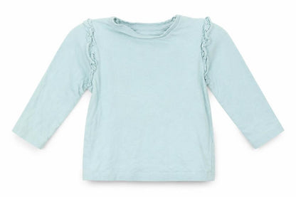 Front view of Matalan Baby Blue Basic T-Shirt, size 9-12, Months