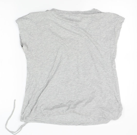 Womens UK Size 12 NEXT Grey Basic T-Shirt