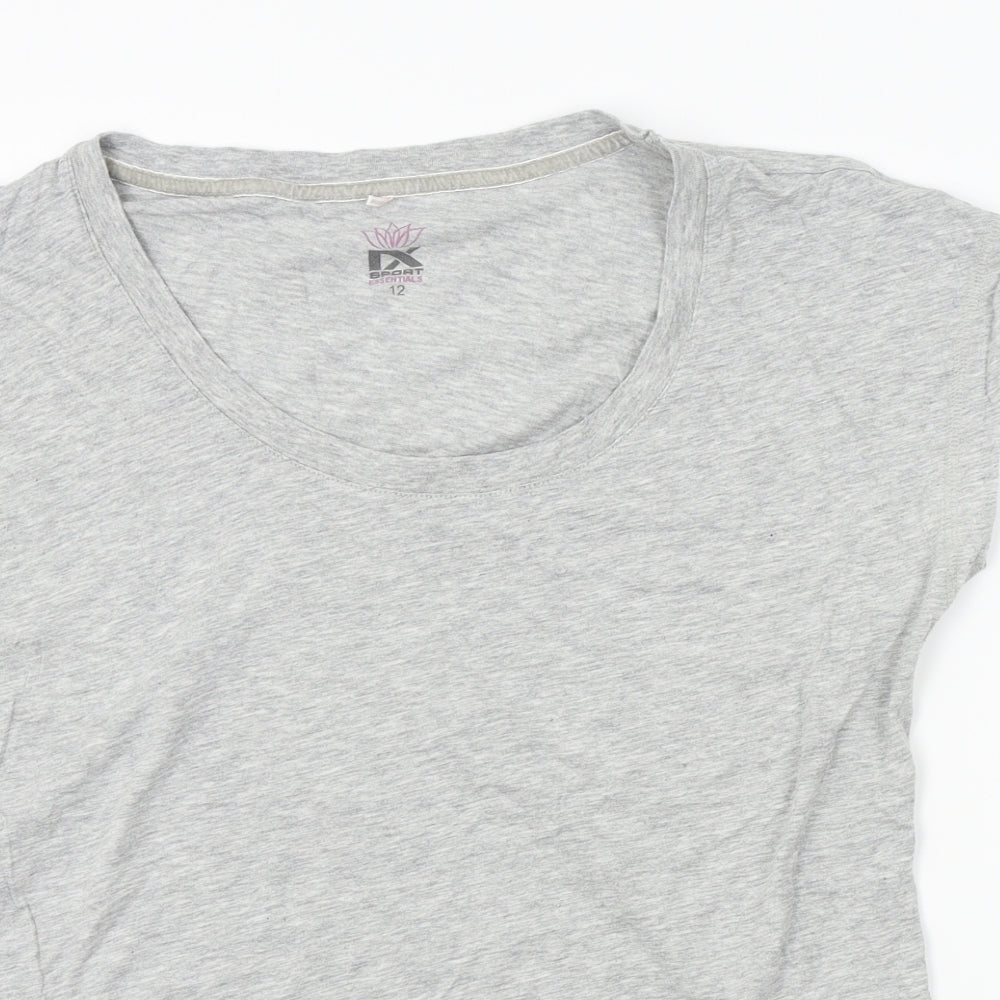 Womens UK Size 12 NEXT Grey Basic T-Shirt
