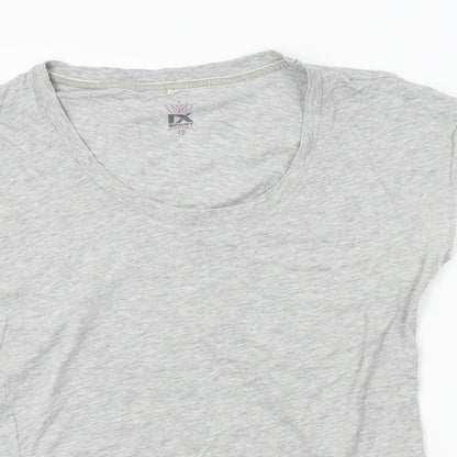 Womens UK Size 12 NEXT Grey Basic T-Shirt