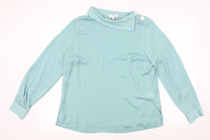 Womens UK Size 14 Principles Blue Basic Blouse