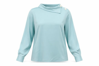 Womens UK Size 14 Principles Blue Basic Blouse