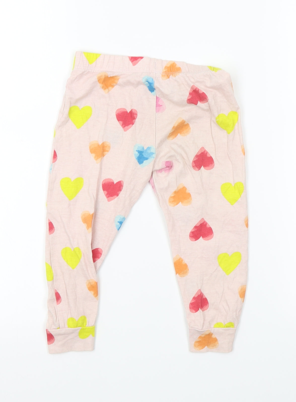 F&F Girls Pink    Pyjama Pants Size 2-3 Years