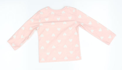 F&F Girls Pink    Pyjama Top Size 3-4 Years