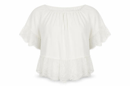 Womens UK Size L New collection White Basic Blouse