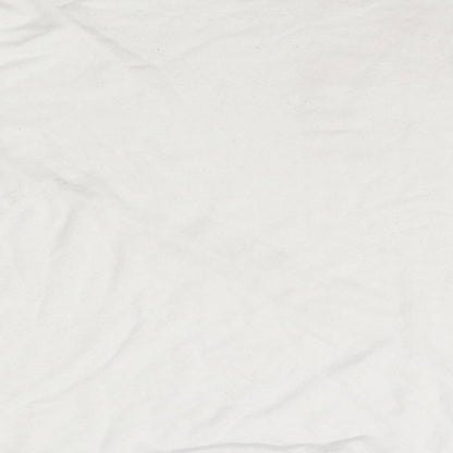 FunMum Womens White   Basic T-Shirt Size L