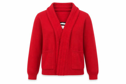 Womens UK Size S Beaumonde Red Cardigan Jumper