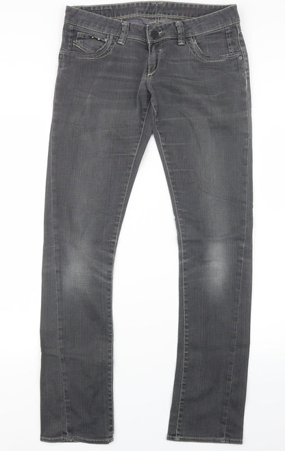 Cross Womens Grey  Denim Straight Jeans Size 33 in L33 in