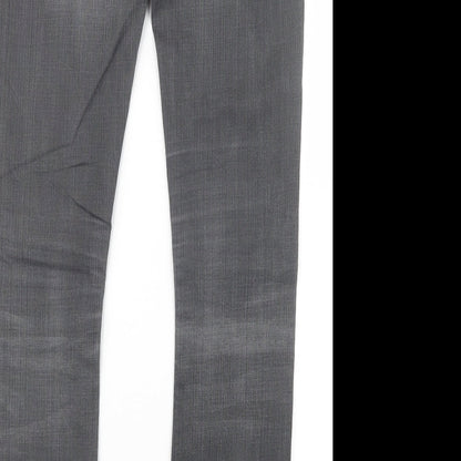 Cross Womens Grey  Denim Straight Jeans Size 33 in L33 in