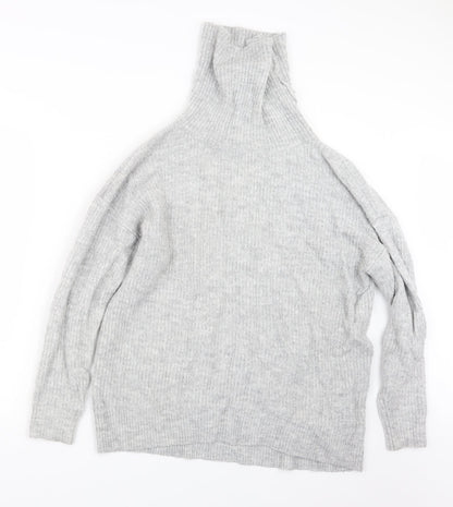 Womens UK Size M New Look Grey Pullover Jumper
