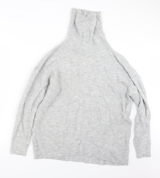 Womens UK Size M New Look Grey Pullover Jumper