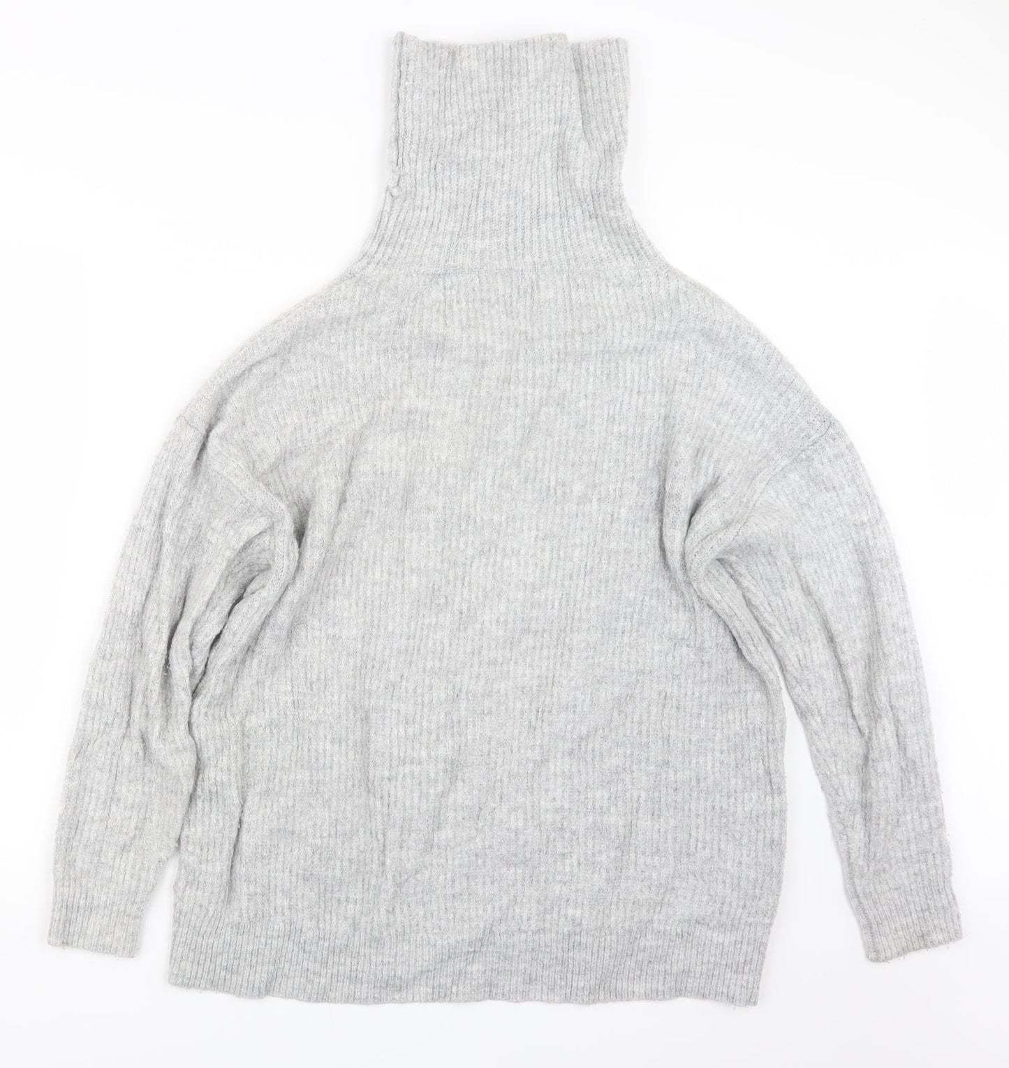 Womens UK Size M New Look Grey Pullover Jumper
