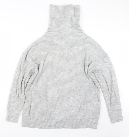 Womens UK Size M New Look Grey Pullover Jumper
