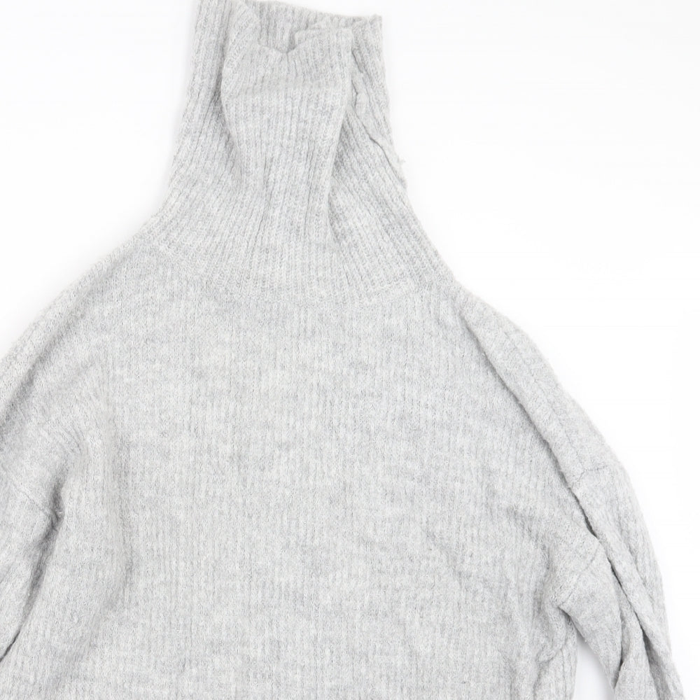 Womens UK Size M New Look Grey Pullover Jumper