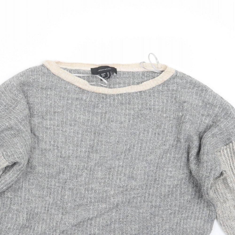 Womens UK Size 14 Atmosphere Grey Pullover Jumper
