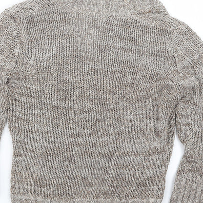Womens UK Size 12 Marks and Spencer Beige Cardigan Jumper