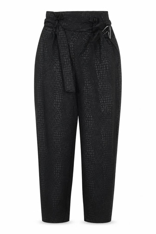 Womens UK Size 8 Stylewise Regular Fit  Black Trousers