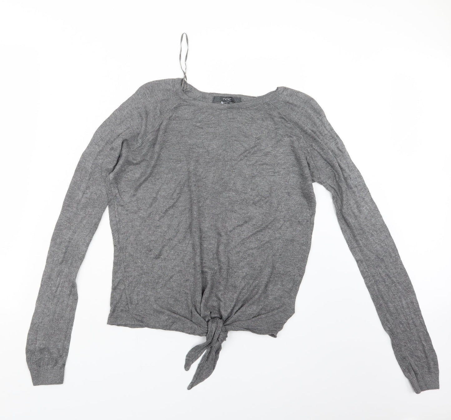 Womens UK Size 10 NEXT Grey Pullover Jumper