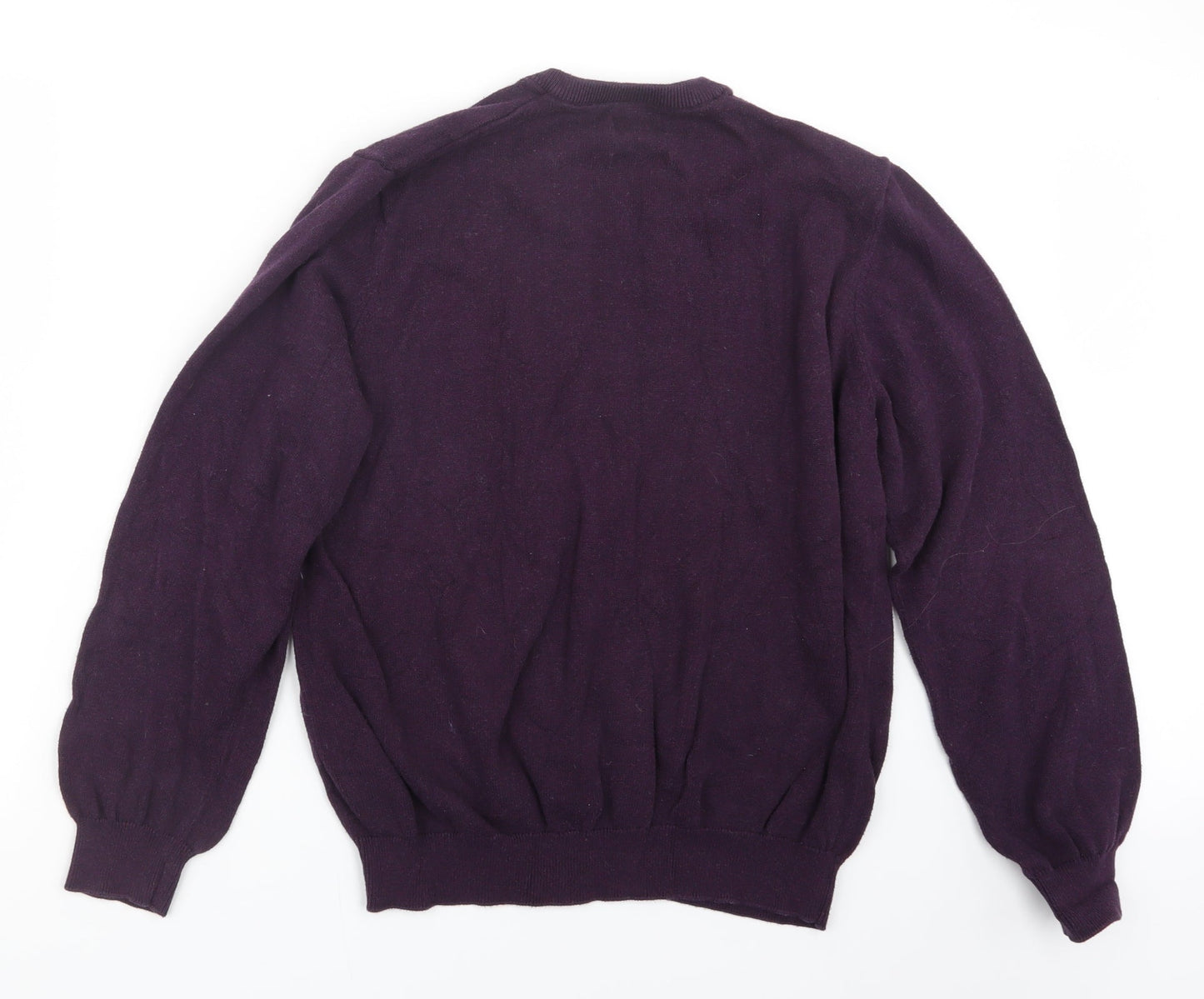 Marks and Spencer Mens Purple  Knit Pullover Jumper Size L