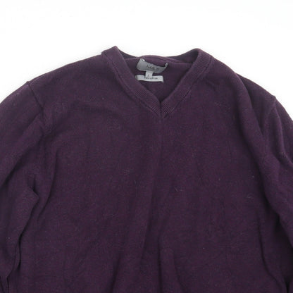Marks and Spencer Mens Purple  Knit Pullover Jumper Size L