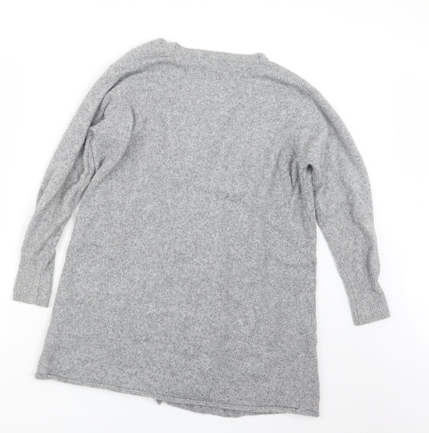 Womens UK Size S Peacocks Grey Cardigan Jumper