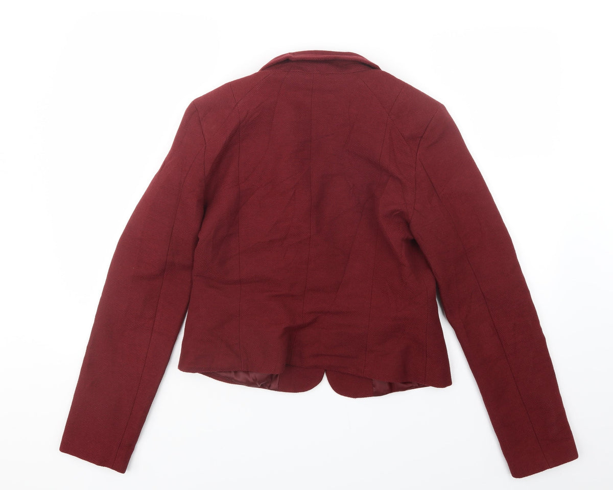 America Today Womens Red   Jacket Blazer Size XL