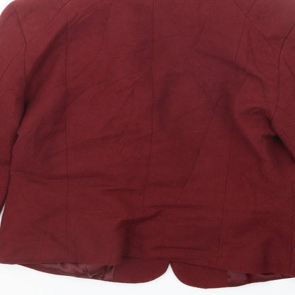 America Today Womens Red   Jacket Blazer Size XL