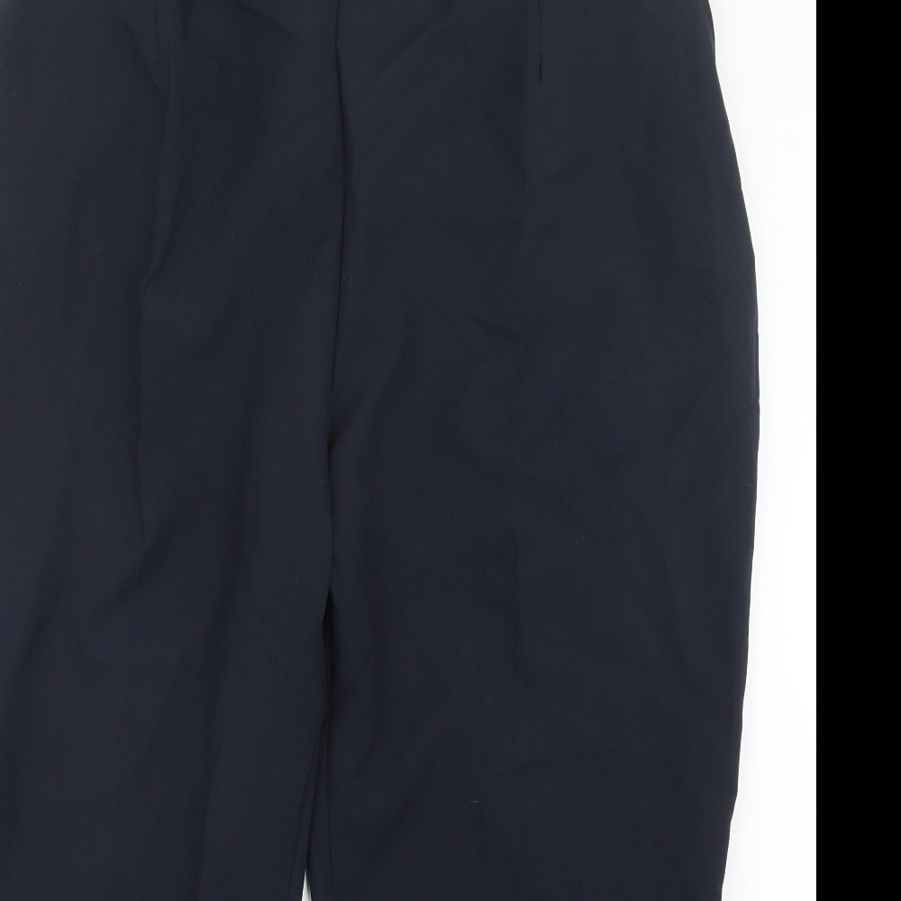 Womens UK Size 28 Preworn Regular Fit  Blue Trousers