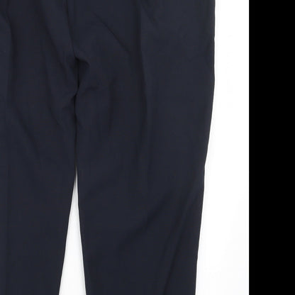 Womens UK Size 28 Preworn Regular Fit  Blue Trousers