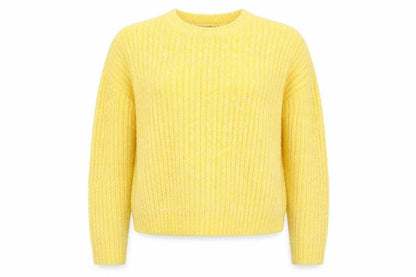 Womens UK Size M New Look Yellow Pullover Jumper