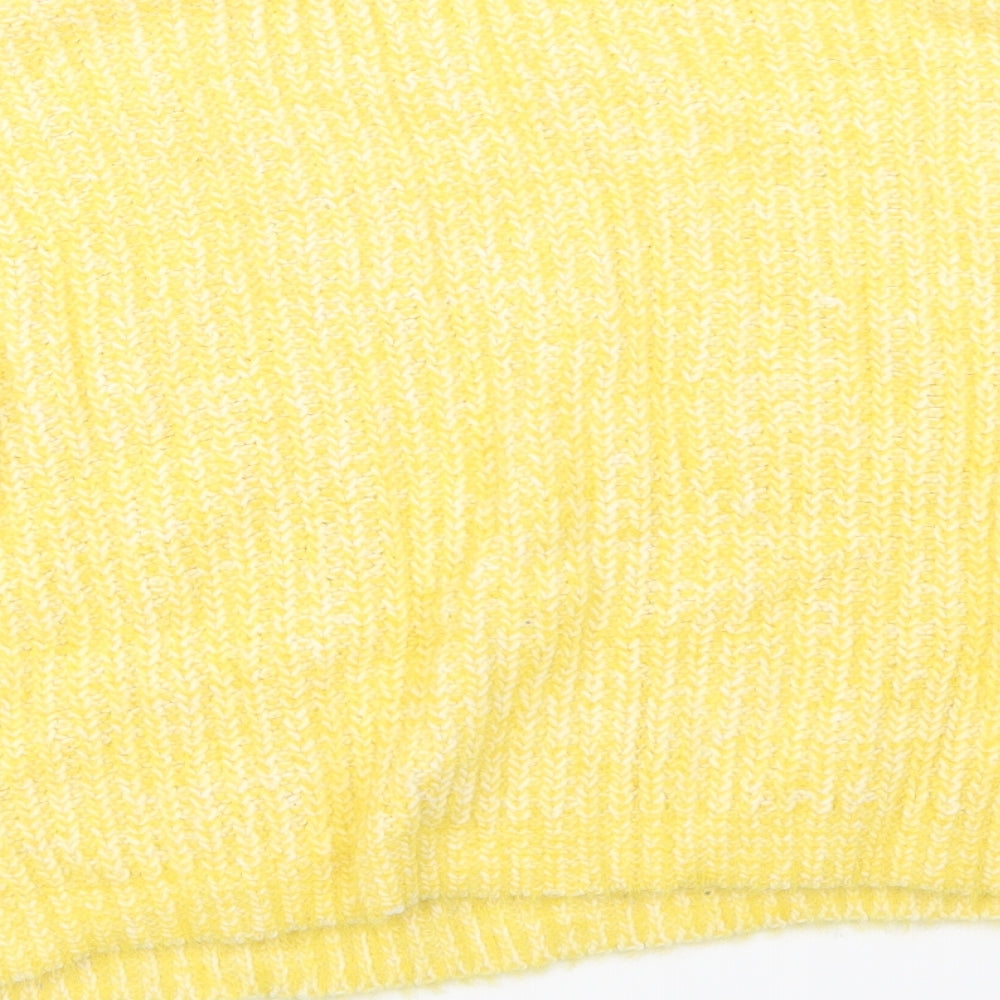 Womens UK Size M New Look Yellow Pullover Jumper