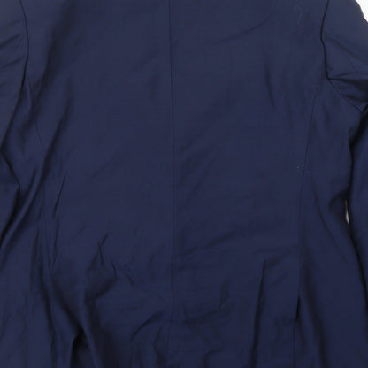 Mens UK Size 42 Marks and Spencer Regular Blue Suit Jacket