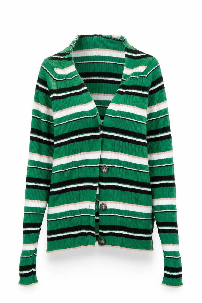 Womens UK Size 8 New Look Green Cape Jumper