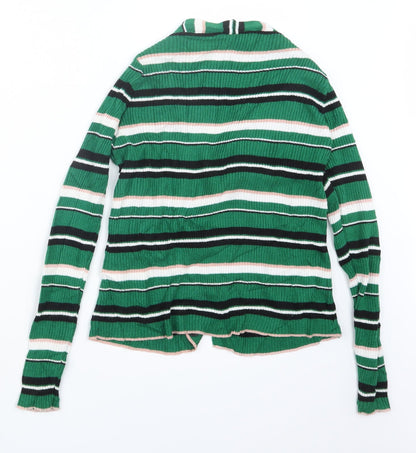 Womens UK Size 8 New Look Green Cape Jumper