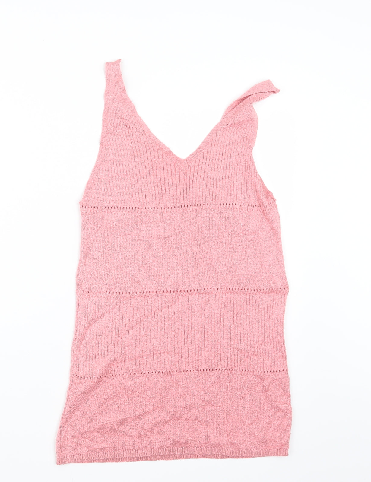 George Womens Pink  Knit Pullover Jumper Size 14