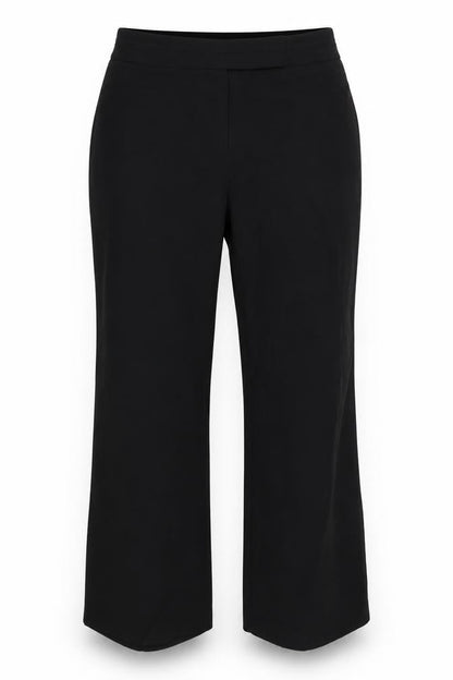 Womens UK Size 14 Preworn Regular Fit  Black Trousers