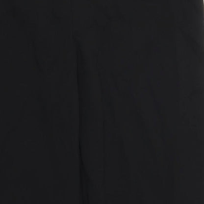 Womens UK Size 14 Preworn Regular Fit  Black Trousers