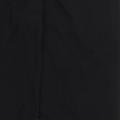 Womens UK Size 14 Preworn Regular Fit  Black Trousers