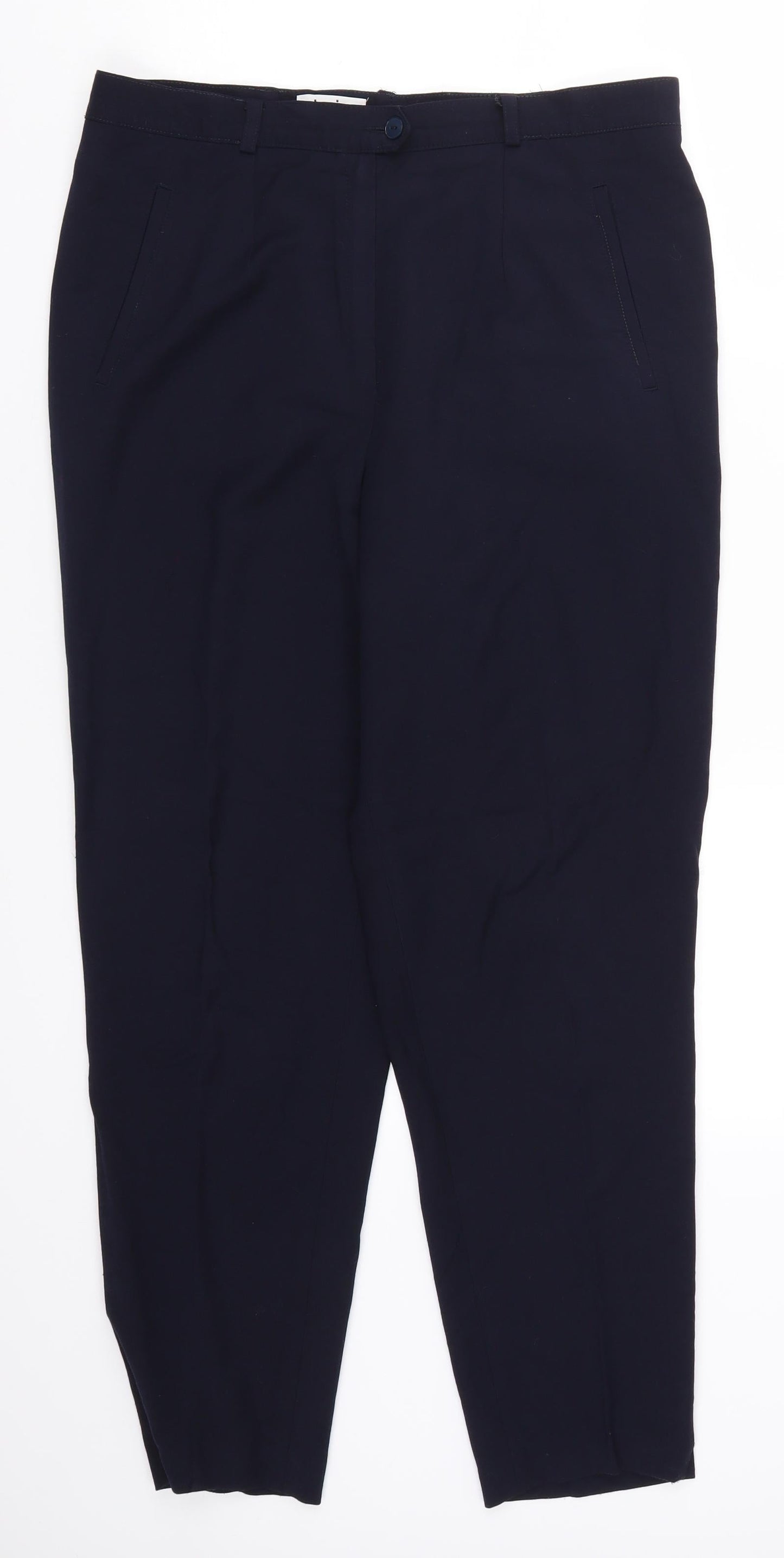 Womens UK Size 12 LUCIA Regular Fit  Blue Trousers